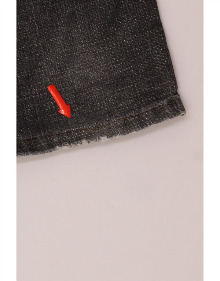 Levi's Donna 505 Jeans dritti effetto consumato US 6 Medio W30 L32 Grigio