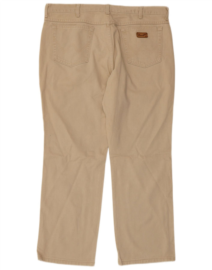 WRANGLER Pantaloni casual dritti da uomo Texas W40 L30 in cotone beige