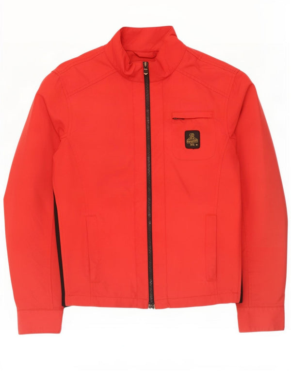 Giubbotto bomber da uomo Refrigiwear UK 38 nylon color block rosso medio