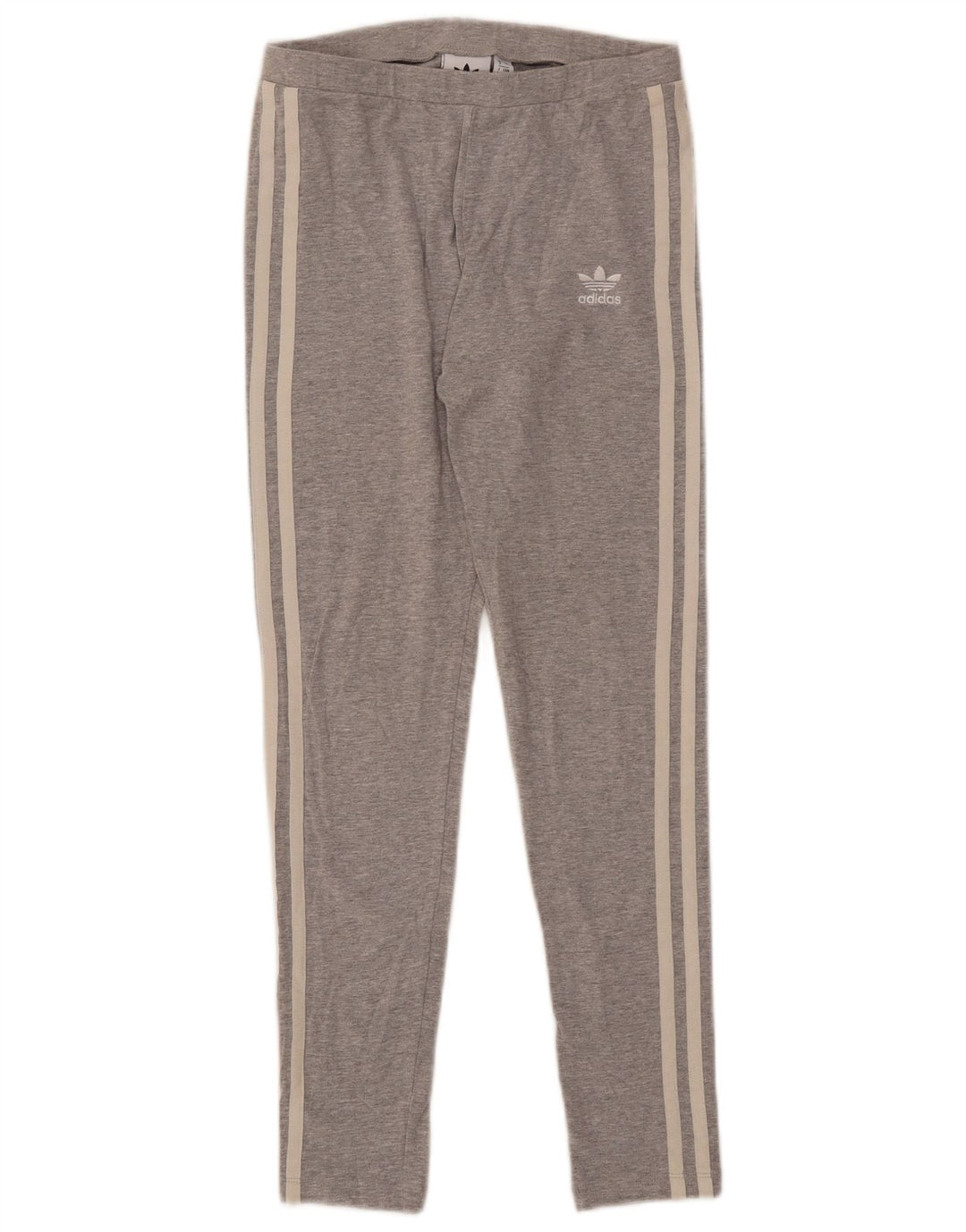 Leggings Adidas da donna UK 8 piccolo cotone chiazzato grigio