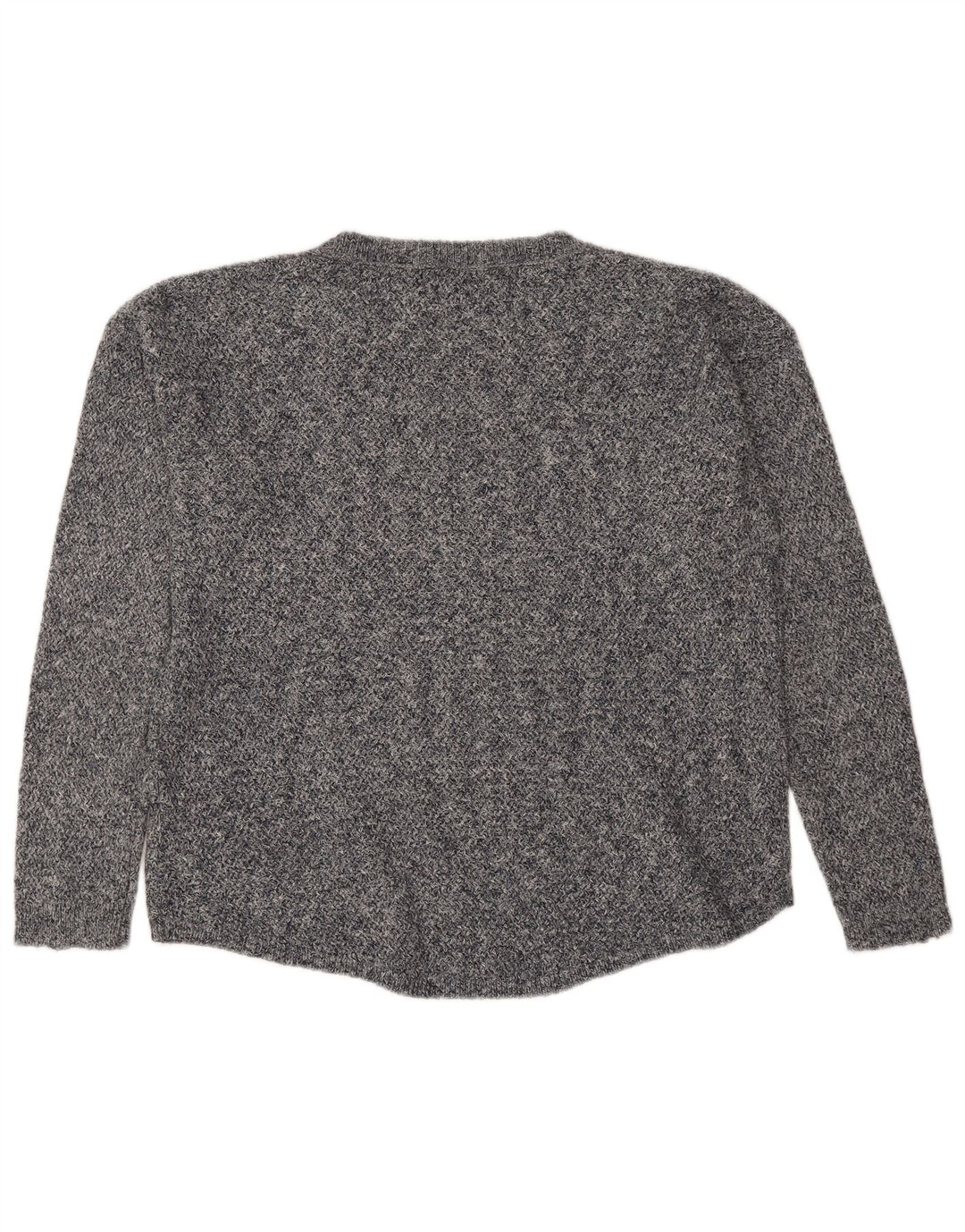 Maglione maglione girocollo da donna Fat Face UK 12 Cotone grigio medio