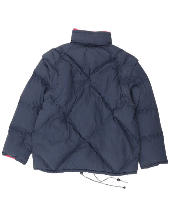 Giacca imbottita reversibile da uomo Lotto UK 36 Small Poliestere blu navy