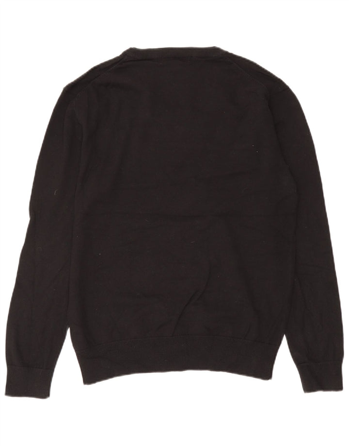 Maglione da uomo con scollo a V French Connection piccolo in cotone nero