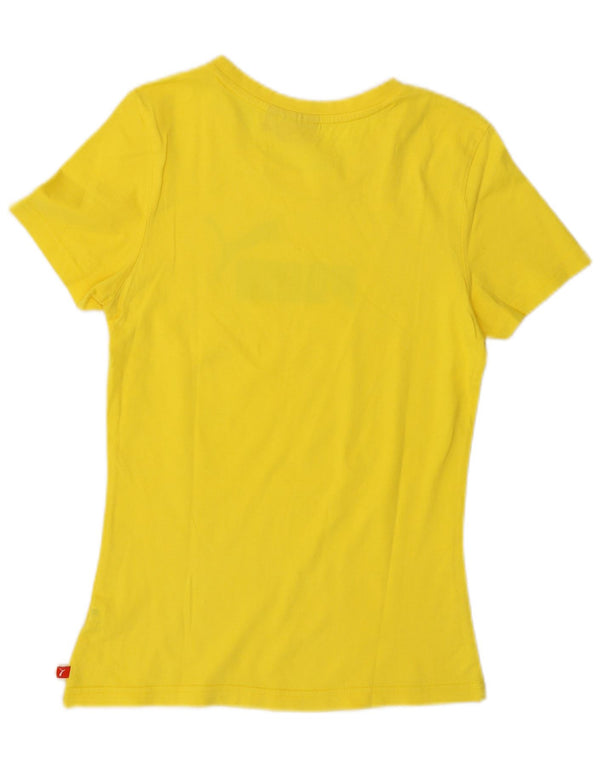 T-shirt grafica da donna Puma UK 10 piccola gialla