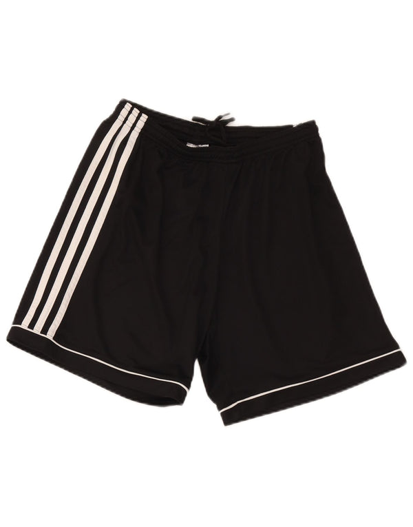 Pantaloncini sportivi da uomo Adidas medi neri in poliestere