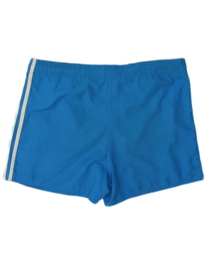 Pantaloncini sportivi da uomo Adidas piccoli in poliestere blu