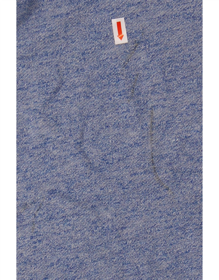 Lyle & Scott Felpa da uomo Maglione piccolo cotone chiazzato blu