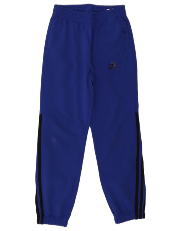Pantaloni della tuta da ragazzo Adidas Joggers 9-10 anni in poliestere blu