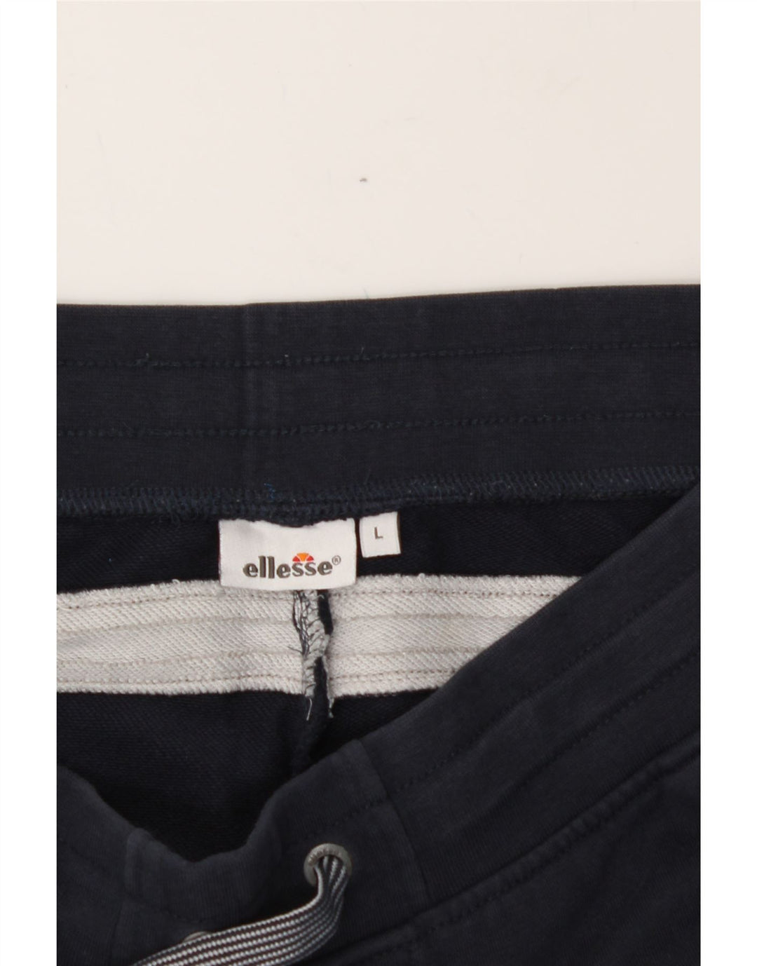 ELLESSE Mens Tracksuit Trousers Large  Black Cotton Vintage Ellesse and Second-Hand Ellesse from Messina Hembry 