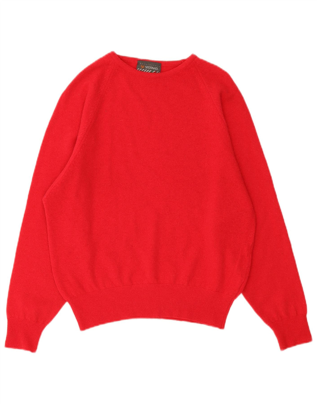 Maglione maglione girocollo da donna Stefanel IT 46 Large Rosa