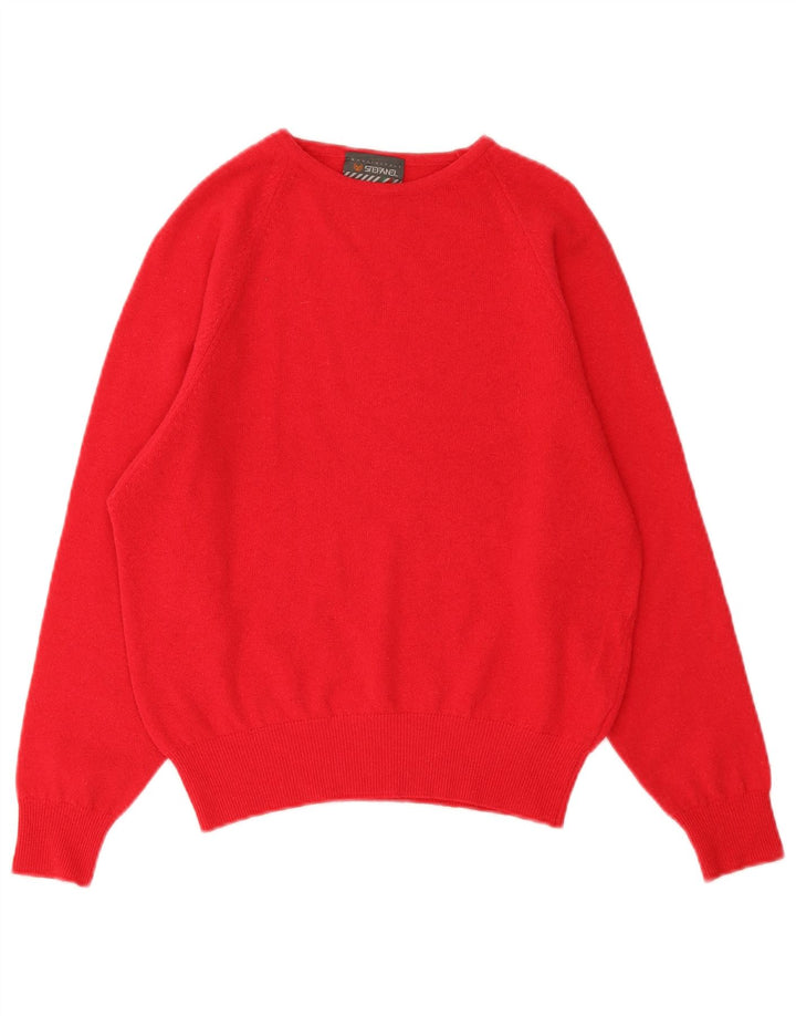 Maglione maglione girocollo da donna Stefanel IT 46 Large Rosa