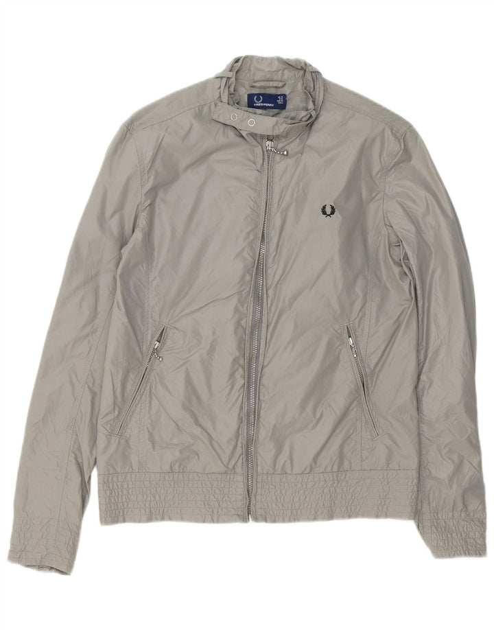 Giubbotto bomber da donna Fred Perry UK 10 piccolo nylon grigio