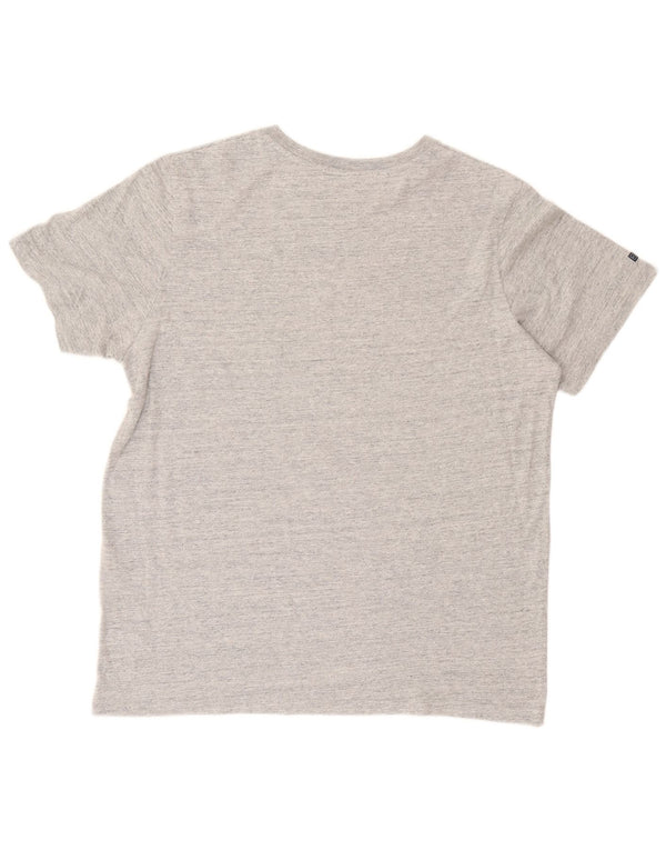 T-shirt grafica da uomo Superdry Top 2XL cotone chiazzato grigio