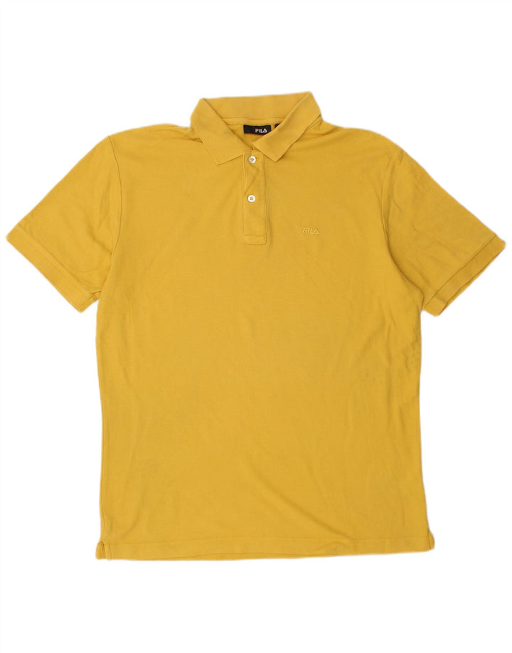 Polo Uomo FILA Cotone Giallo Medio