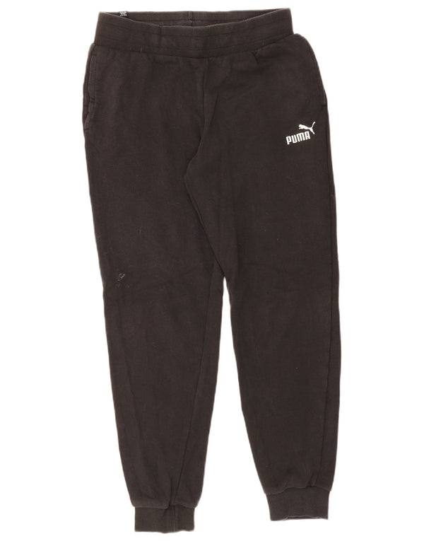 Pantaloni da tuta da donna Puma Joggers UK 14 Medium Black Cotton