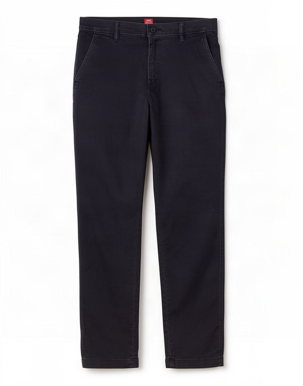 Pantaloni chino affusolati standard da uomo Levi's W32 L32 in cotone blu navy