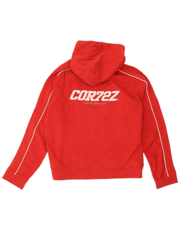 Felpa con cappuccio grafica Nike da uomo UK 39/41 rosso medio