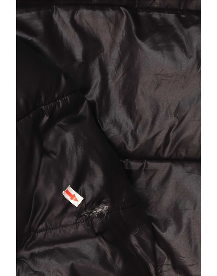 Giacca imbottita con cappuccio da uomo Michael Kors UK 38 poliestere nero medio