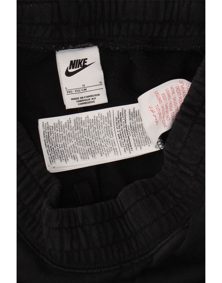 NIKE Pantaloni Tuta Bambina Joggers 12-13 Anni Large Nero Cotone