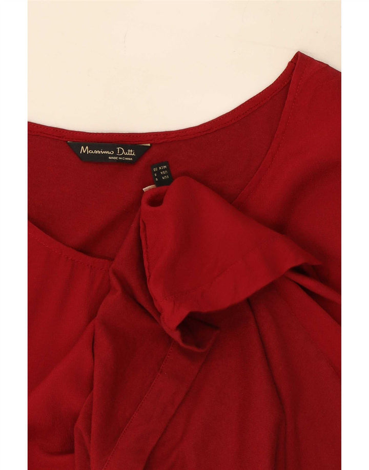 Camicetta senza maniche da donna Massimo Dutti UK 10 Small Rosso