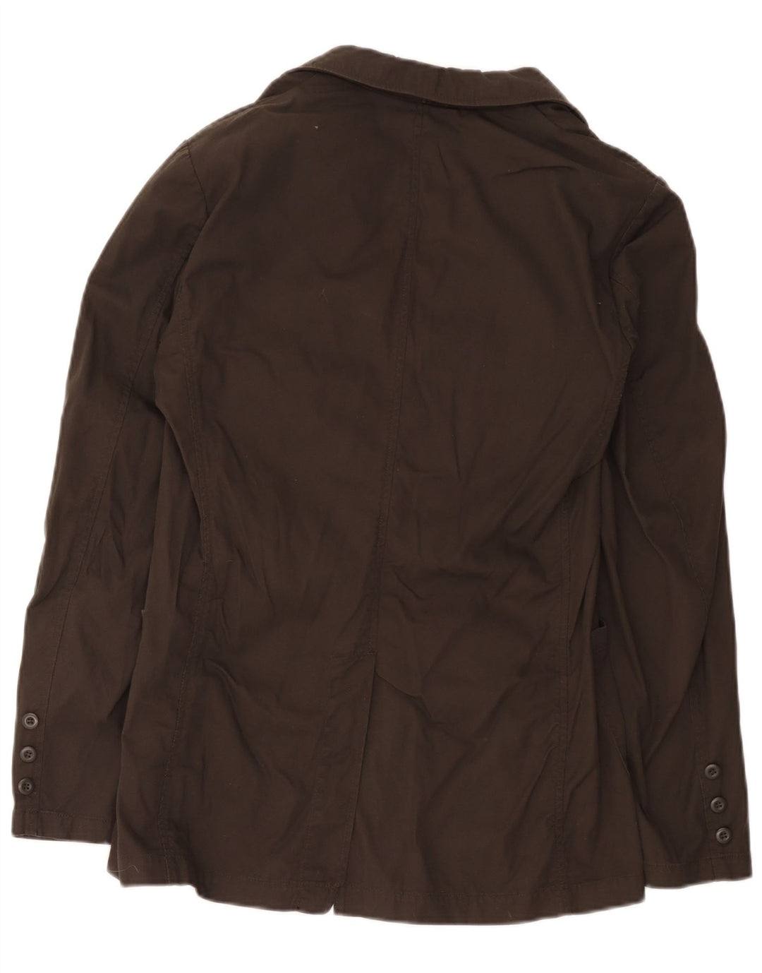 Giacca blazer da uomo a 2 bottoni Sisley IT 48 in cotone marrone medio