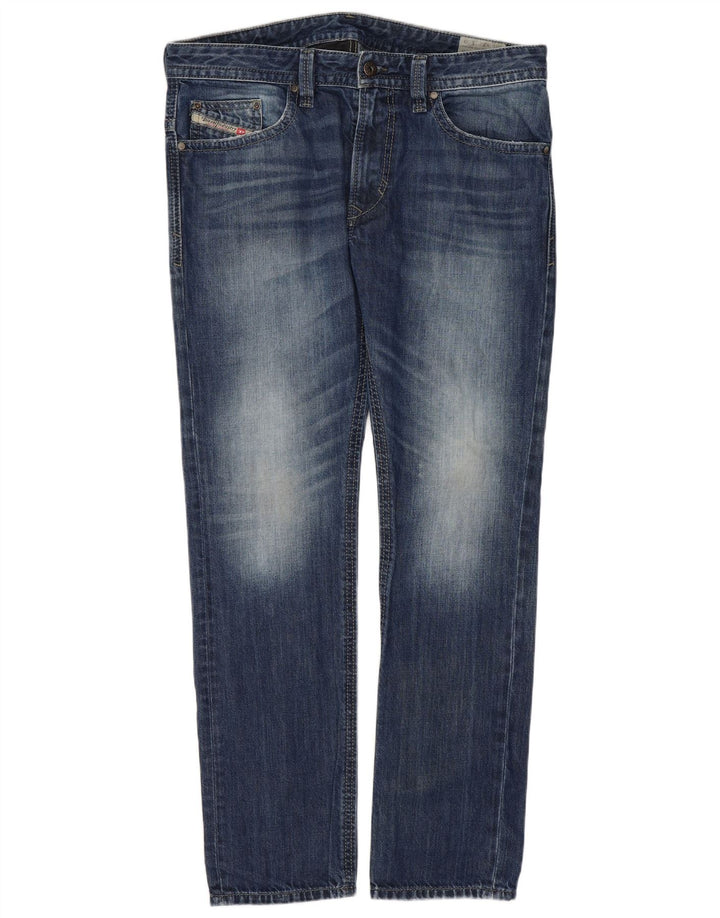 Jeans skinny slim Thavar da uomo Diesel W32 L30 cotone blu