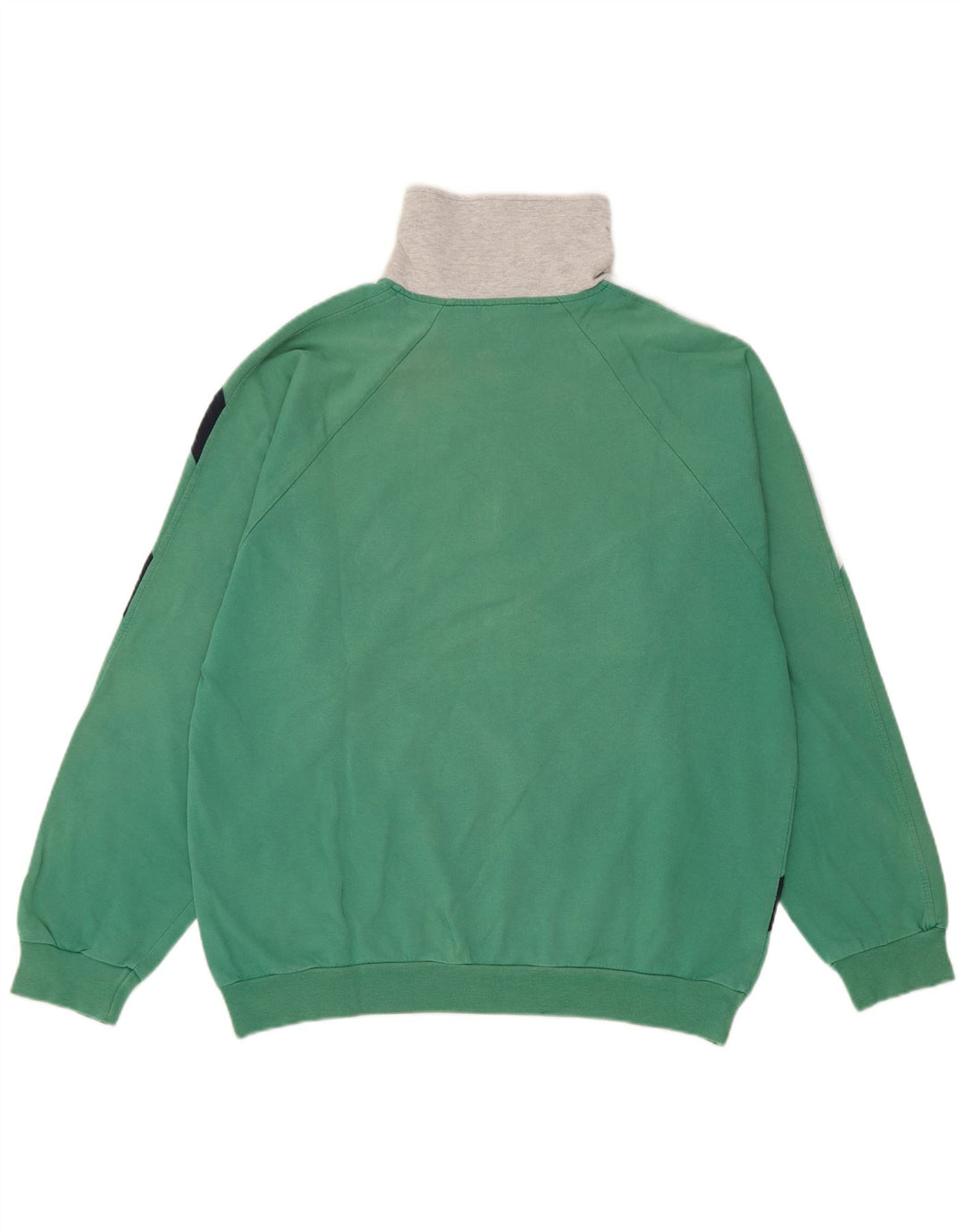 Felpa Campagnolo da uomo con zip e collo, colore verde medio