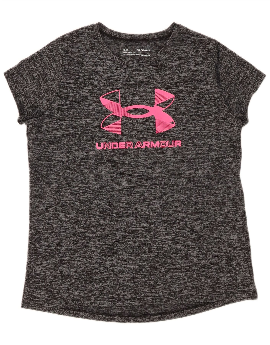 Maglietta grafica per ragazze UNDER ARMOUR Heat Gear 13-14 anni XL Grigia