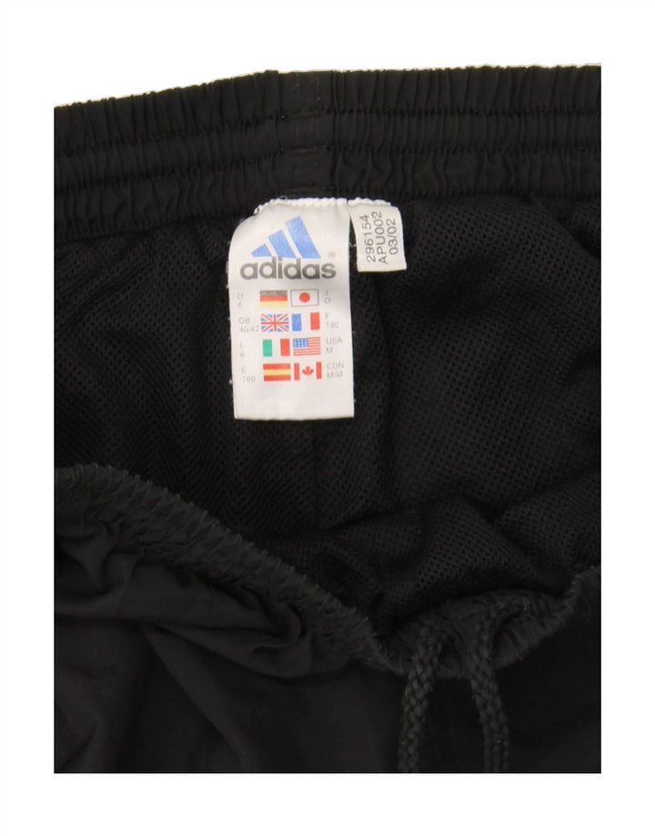 ADIDAS Mens Tracksuit Trousers UK 40/42 Medium  Black Polyester Vintage Adidas and Second-Hand Adidas from Messina Hembry 