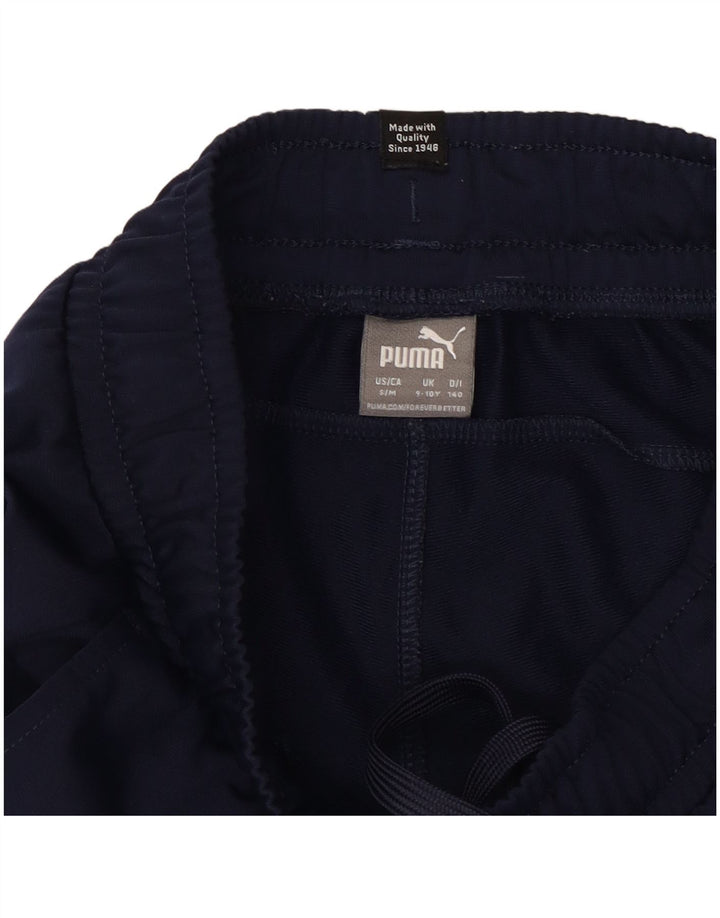 Pantaloni da tuta da ragazzo PUMA Joggers 9-10 anni in poliestere blu navy