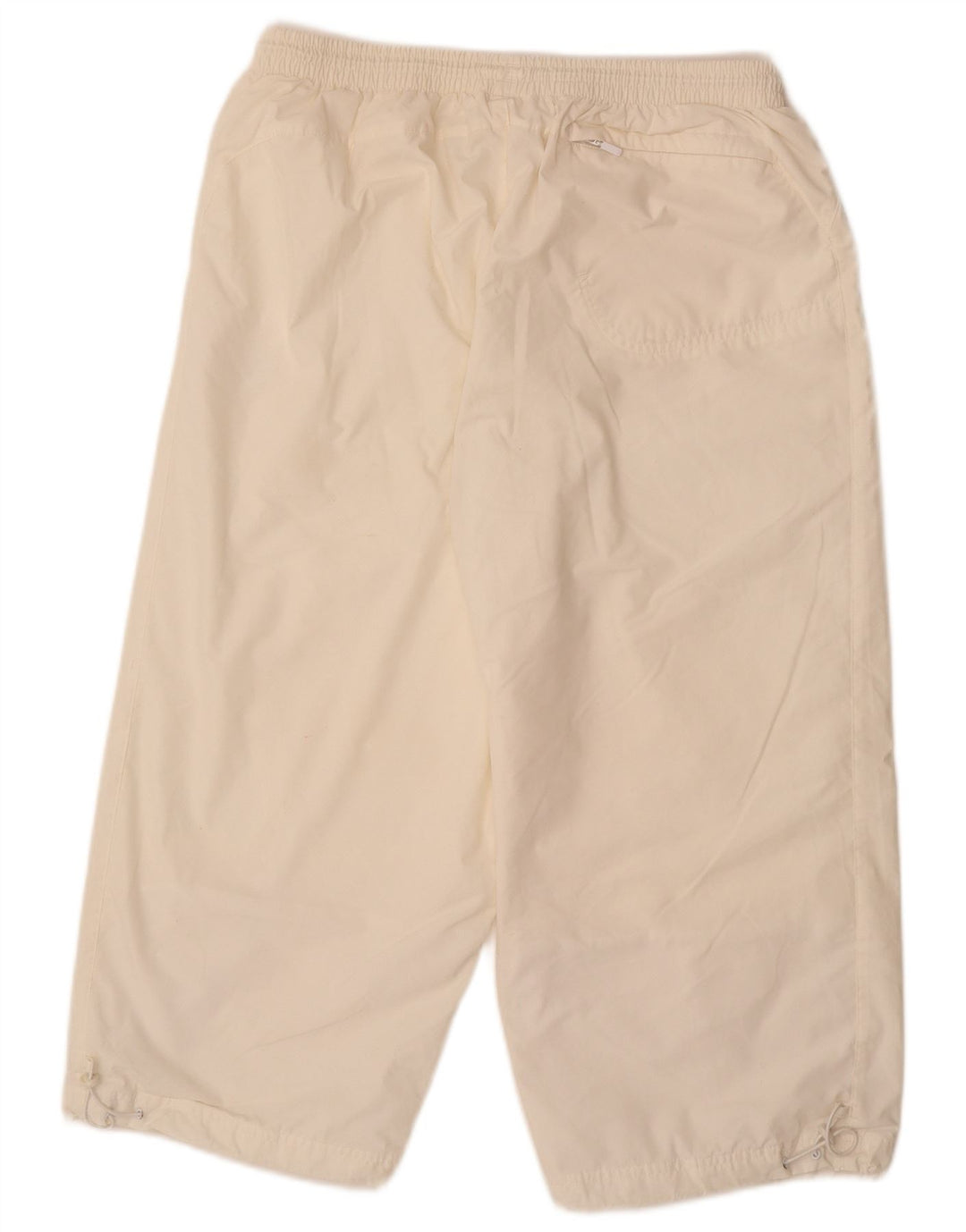 Pantaloncini sportivi Bermuda da uomo ADIDAS grandi in poliestere bianco sporco