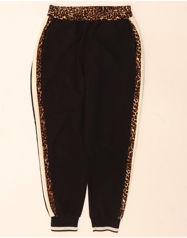Pantaloni da tuta da donna Zara Joggers UK 10 Small Black Animal Print