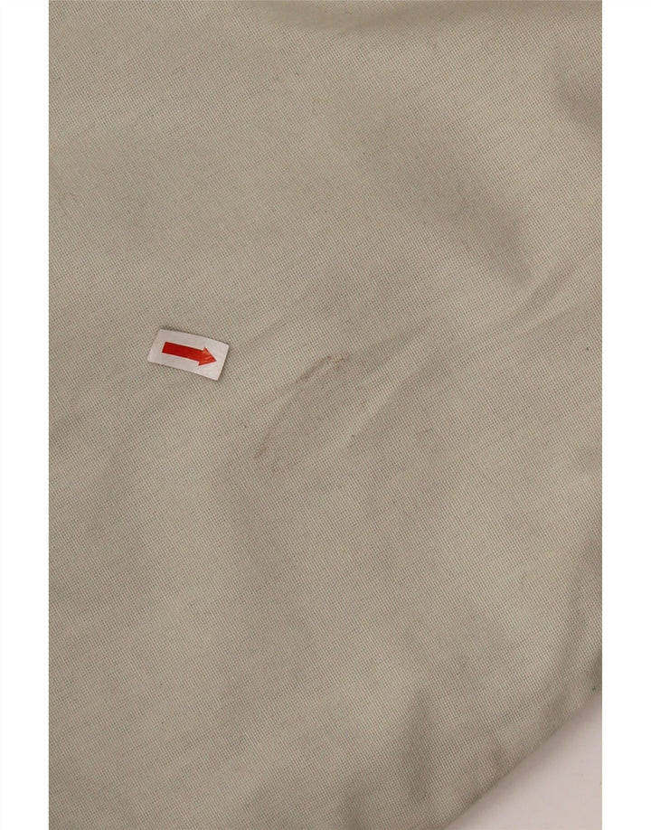 Giacca a vento con cappuccio da uomo Stratos UK 42 XL Cotone bianco