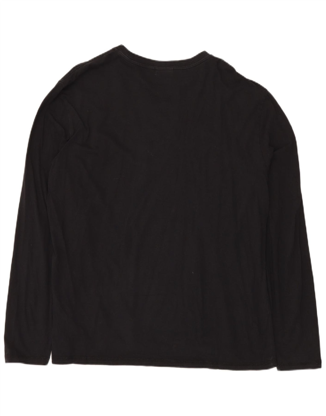 NAPAPIJRI Top grafico da uomo a maniche lunghe 3XL cotone nero