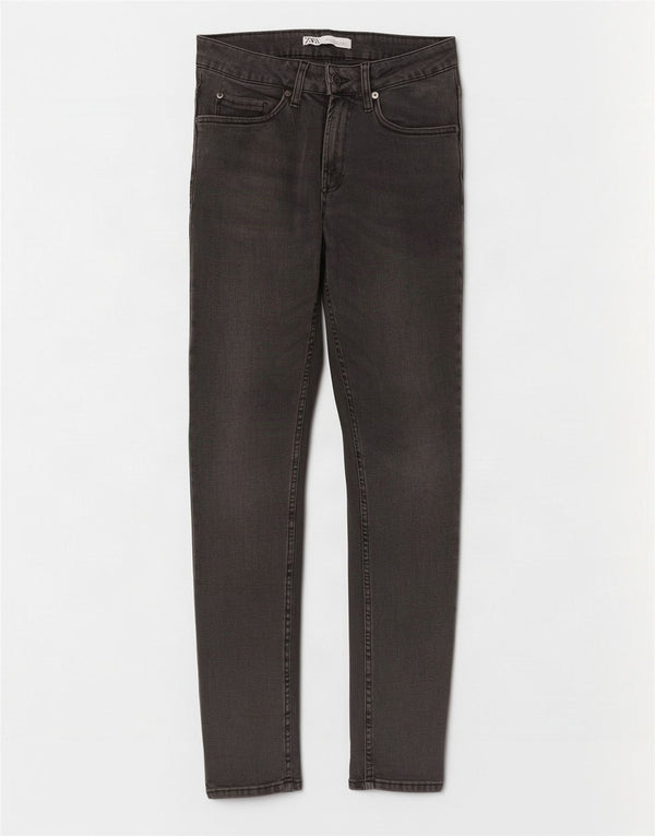 Zara Mens Skinny Jeans EU 38 Small W30 L29 Grey