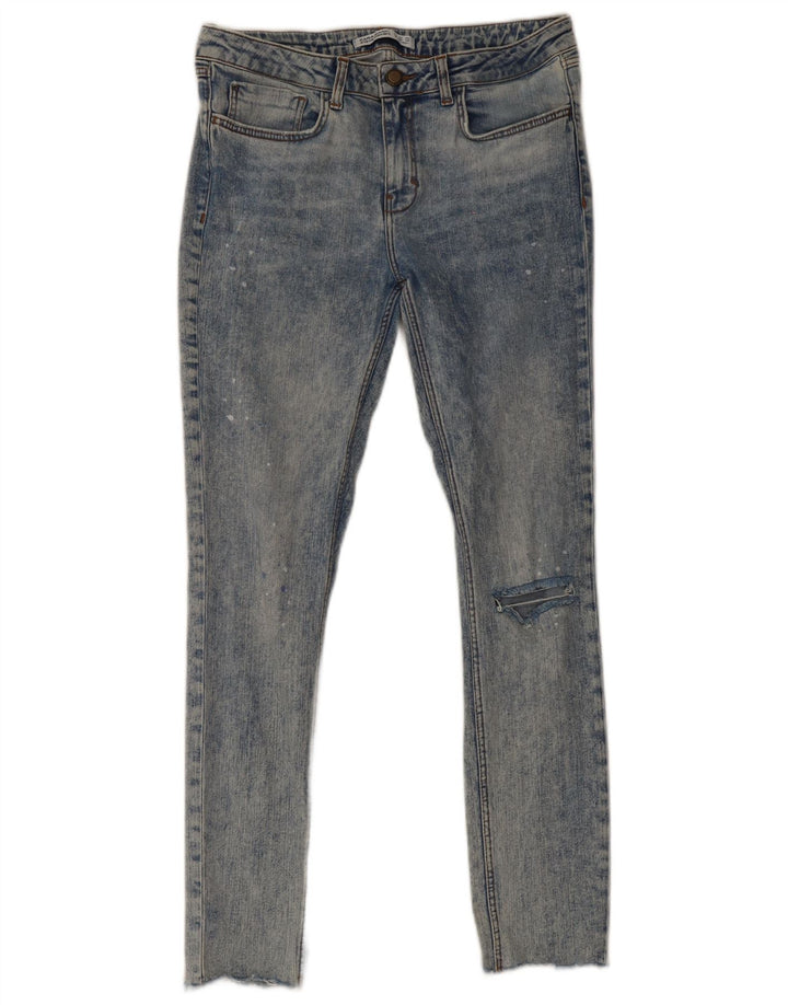 Jeans skinny da donna Zara EU 40 medi W30 L29 Blu