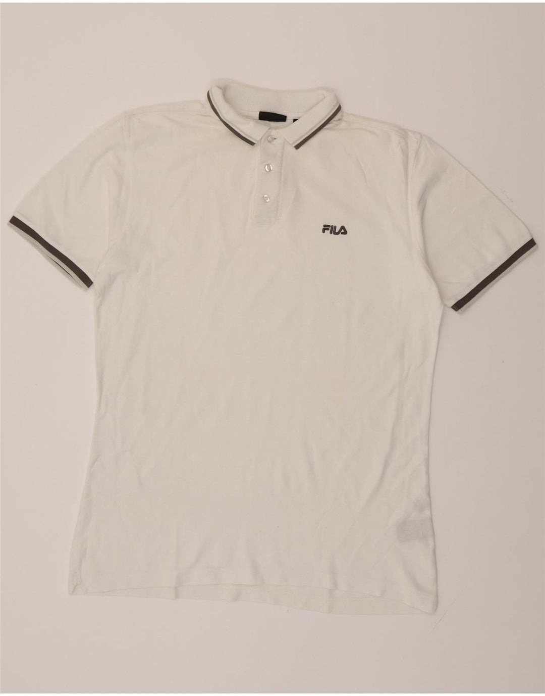 Polo da uomo FILA grande bianca