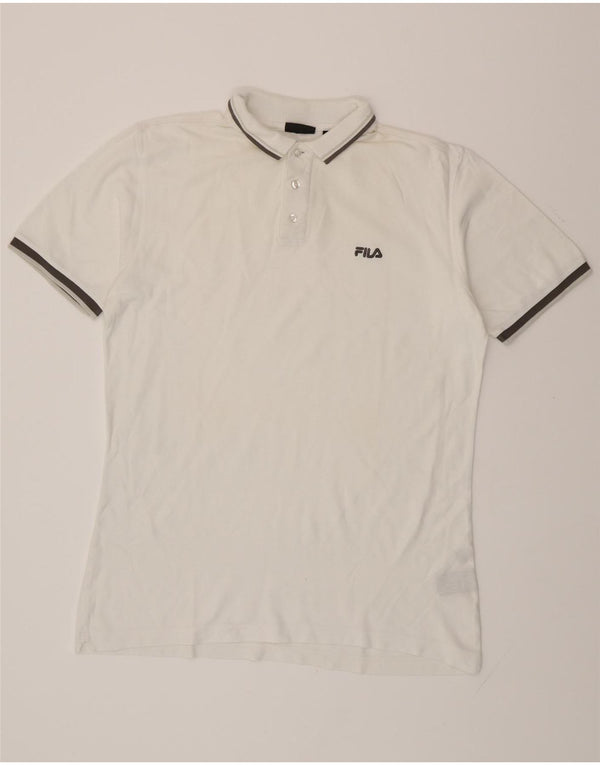 Polo da uomo FILA grande bianca