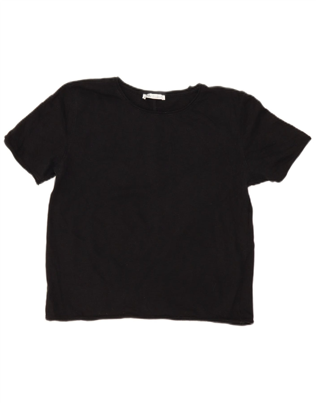 T-shirt Zara da donna Top UK 12 media nera