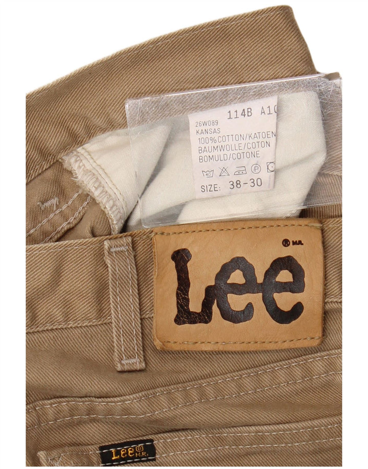 Jeans affusolati da uomo Lee W38 L30 in cotone marrone