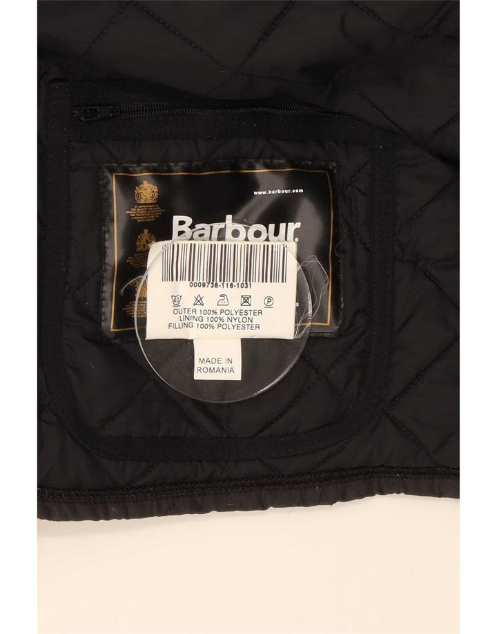 Giacca trapuntata da uomo Barbour UK 42 XL poliestere nero