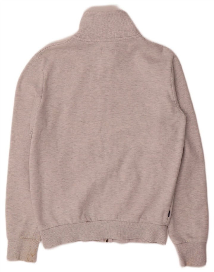Giacca da ginnastica da uomo Superdry piccola in cotone grigio