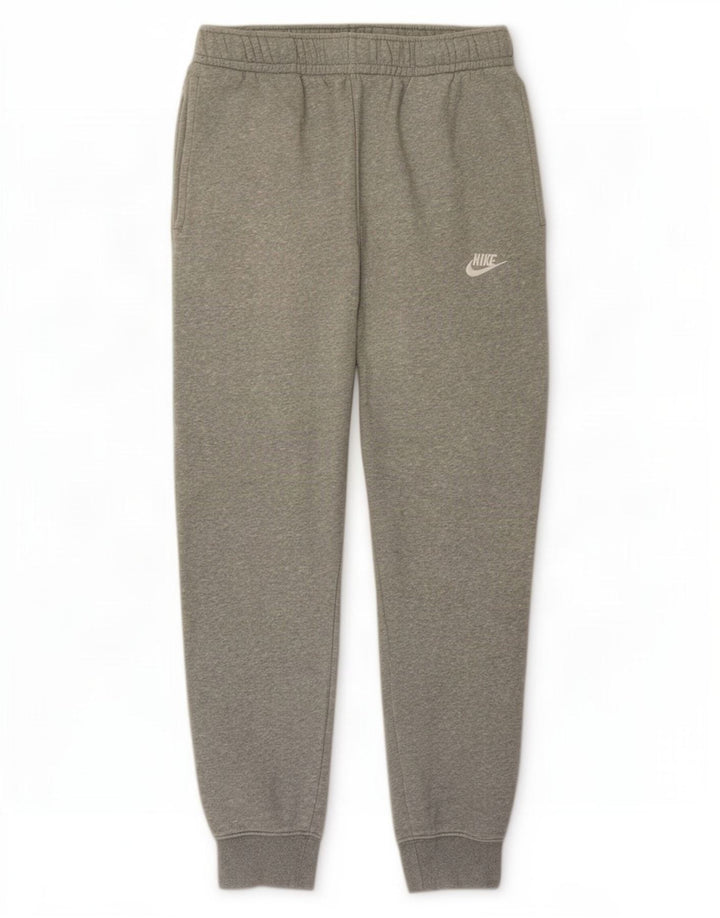 Pantaloni da tuta da uomo Nike Joggers in cotone grigio medio