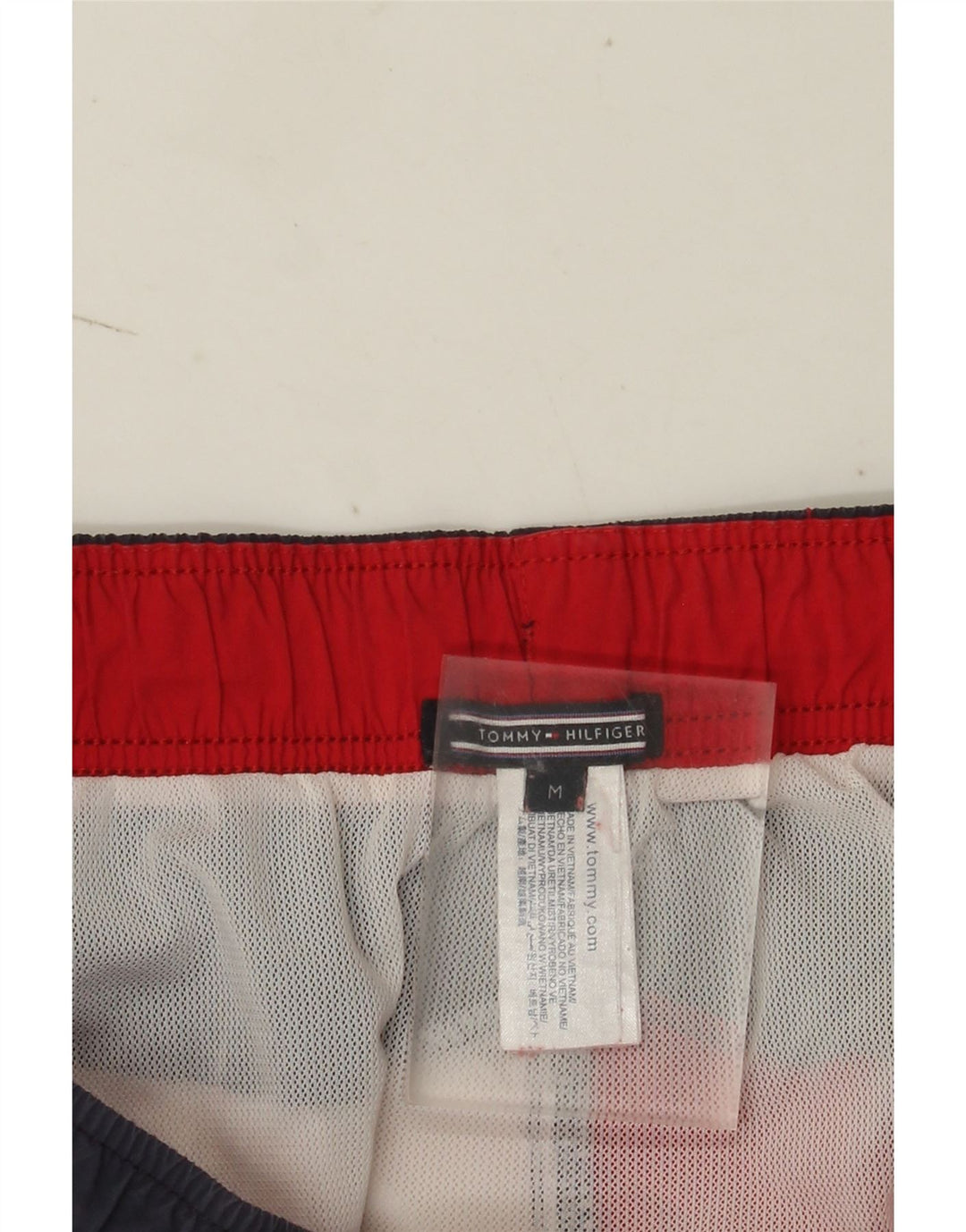 Pantaloncini da bagno da uomo Tommy Hilfiger medi color block multicolore