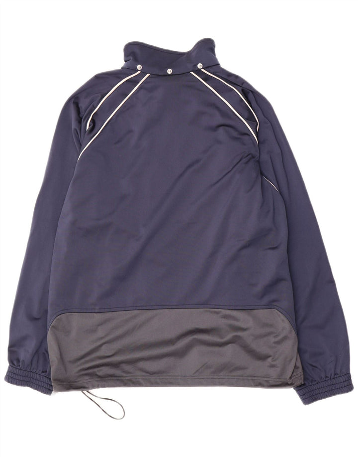 DIADORA Giacca da tuta da uomo UK 40 Medium Blu Navy Colourblock