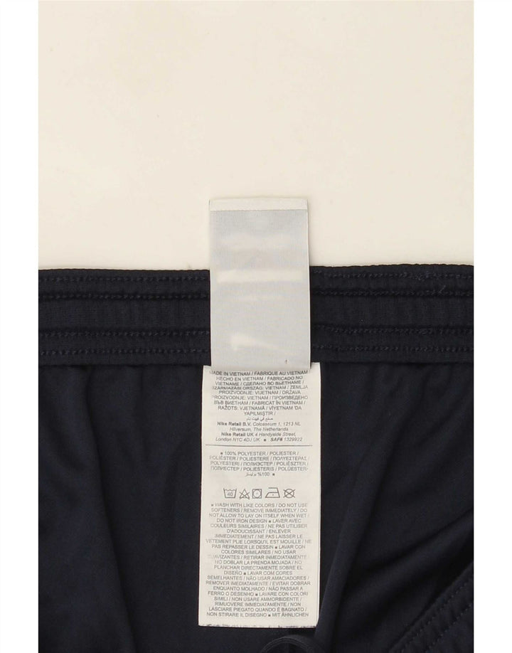 Pantaloncini sportivi Nike Dri Fit Slim da uomo, grandi, in poliestere color block blu navy