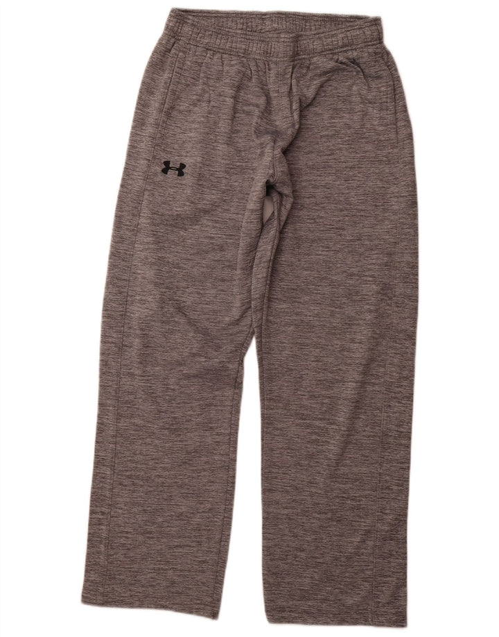 UNDER ARMOUR Mens Loose Fit Tracksuit Trousers Large Grey Flecked