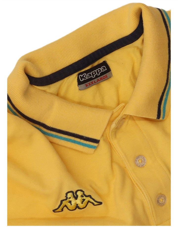 Polo Kappa da uomo 3XL gialla