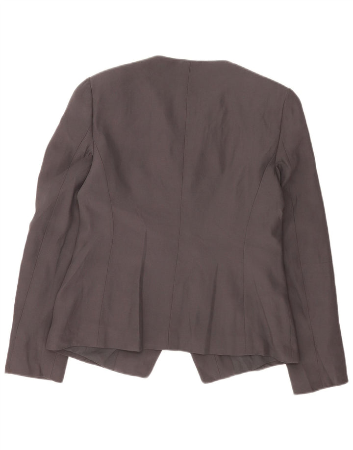 Giacca blazer da donna a 1 bottone Armani Collezioni IT 42 acetato medio nero