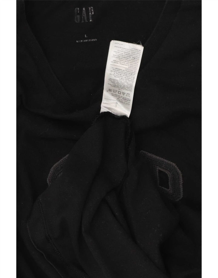 Gap T-shirt grafica da uomo grande in cotone nero